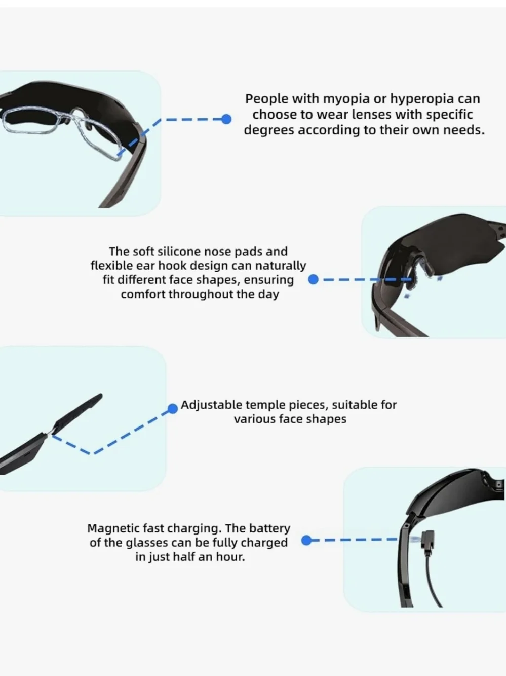 Smart Bluetooth Audio Sunglasses